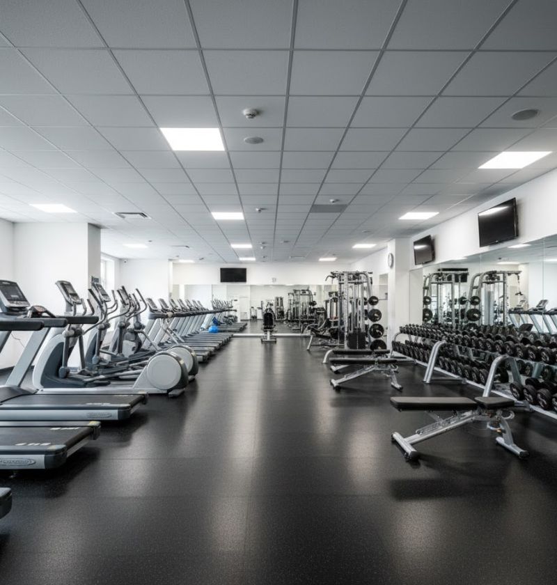 Gym floor cleaning and sanitisation Melbourne - rubber mats, hardwood, vinyl