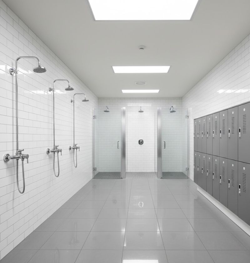 Locker room and shower cleaning Melbourne gym - Golden Star