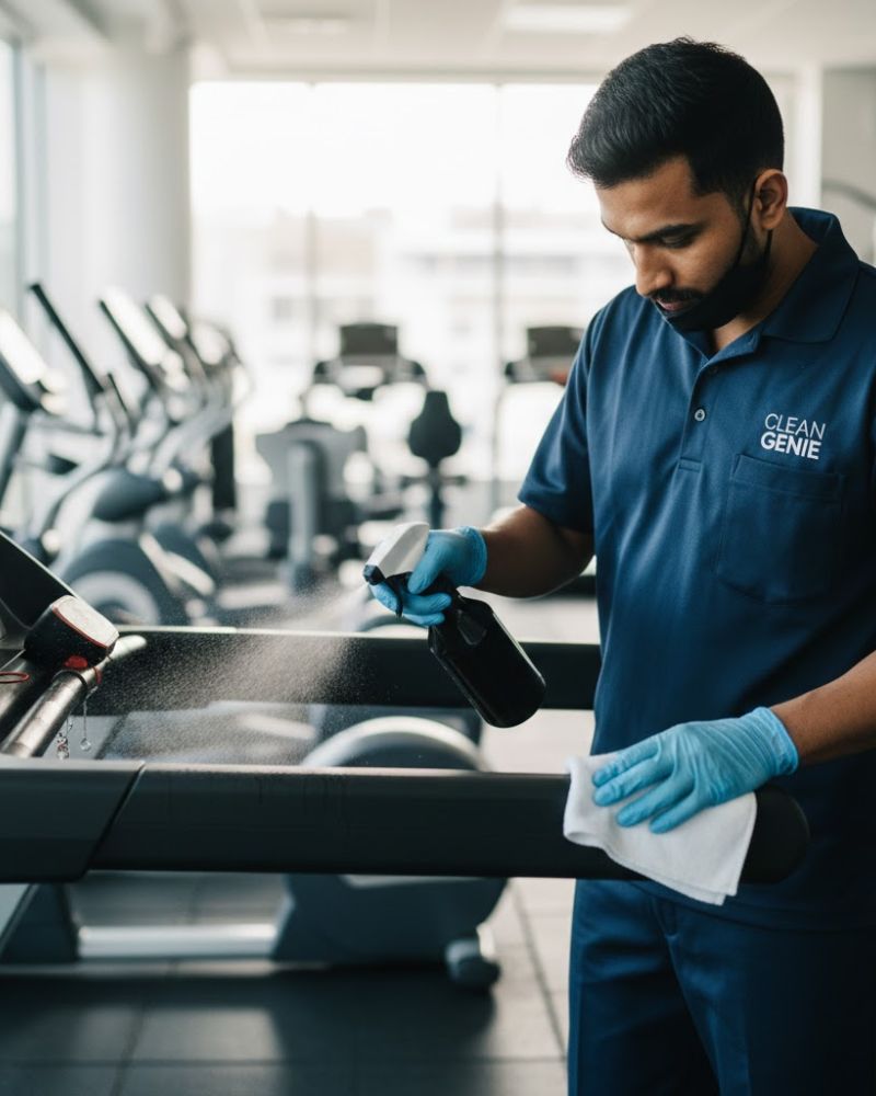 Gym equipment cleaning and sanitisation Melbourne - Golden Star